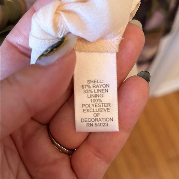 Banana Republic Aline Leaf Print Dress - Picture 8 of 11